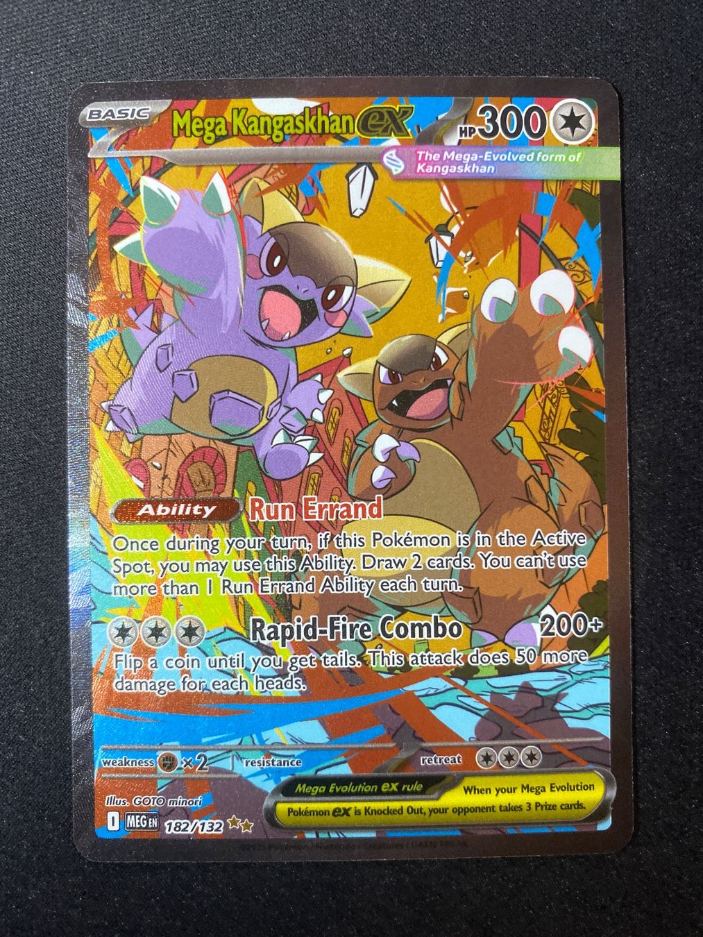 Pokémon Carte collezionabili: Mega Kangaskhan ex 182 - Mega Kangama - Mega Evolution - EN – Nuovo (secondo la descrizione) da Hausen AG venduto da Shrade