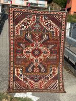 Kasim Ushak Ende 19.Jh Karabag Kazak Teppich 212x140 sauber