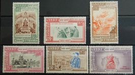 Äthiopien Ethiopia Kat. 337-342 ** 1955 Kat. 34 Euro