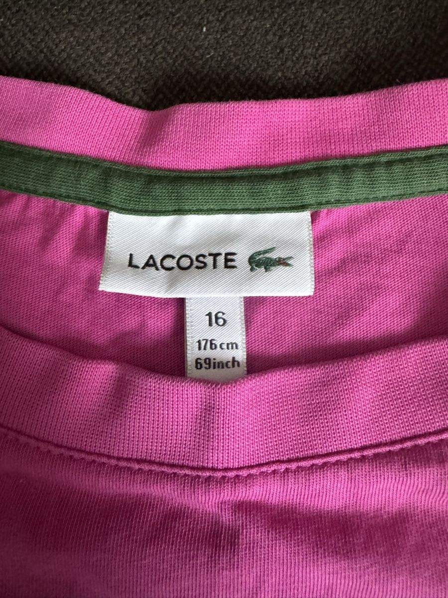 Lacoste T-Shirts: Lacoste T-Shirt Rosa – Gebraucht aus Zürich von kit_twr9 1