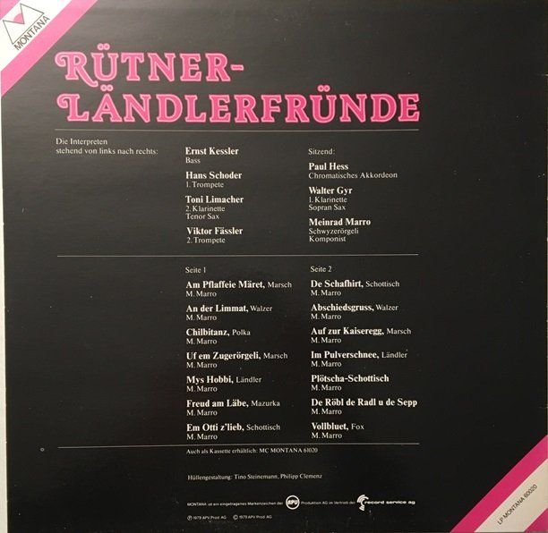 Schallplatten: Rütner-Ländlerfründe (LP) – Gebraucht aus Grüningen von azulmarron 1