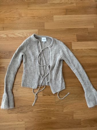 Reformation Kaschmir Mix Cardigan Beige