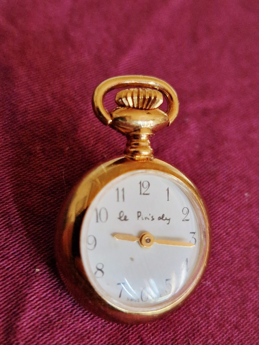 Placchette & Badge: Superbe Épinglette "Le Pin's oly" - Mini Montre de Revers – Usato da Undervelier venduto da Tufitufi7 1