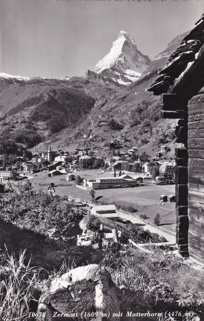 Cartoline postali: Zermatt mit Matterhorn – Usato da Cormoret venduto da Pascalll2001