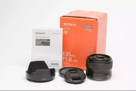 Sony e 35mm f1.8 OSS 