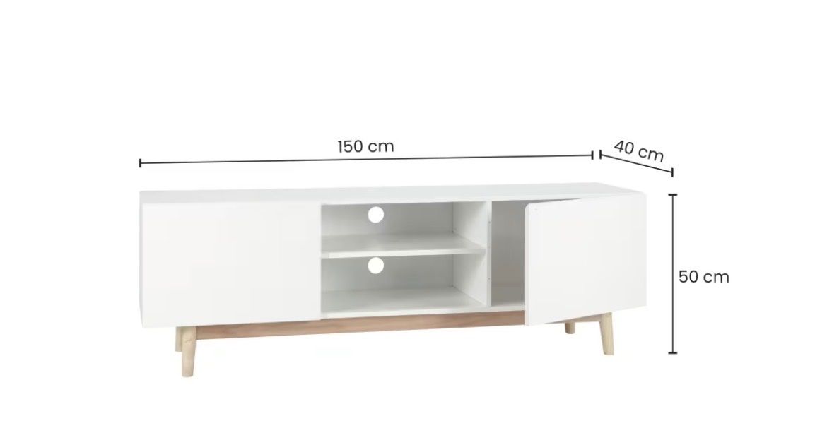 Maisons du monde Mobili TV: TV-Möbel Weiss 150cm breit – Usato da Thalwil venduto da Andieg 5