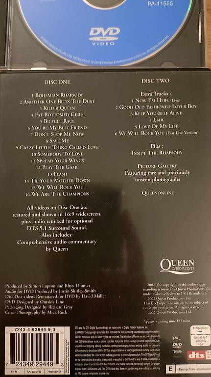 Alle DVDs: Queen collection – Gebraucht aus Bussigny von RicardoShop 4