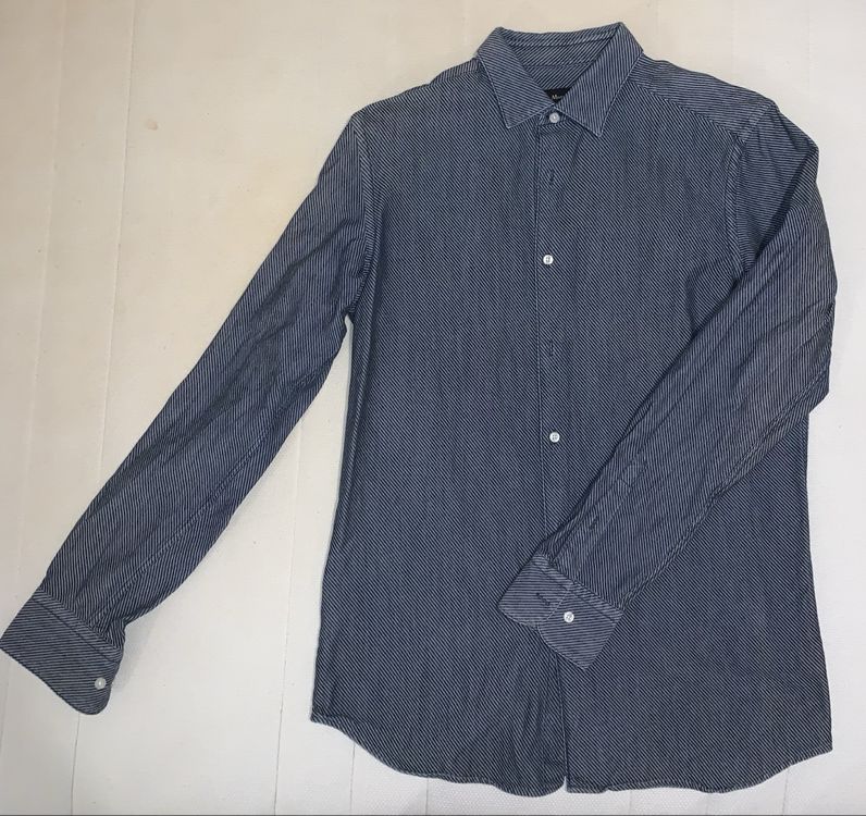 Massimo Dutti Camicie: Shirt Elegant Blue stripes - Massimo Dutti – Nuovo (secondo la descrizione) da Zürich venduto da Jibe-Jabe