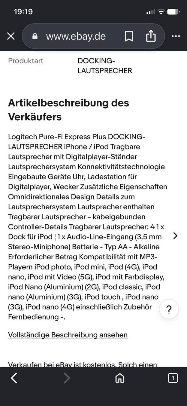 Dockingstation: Logitech Pure-Fi Express Plus DOCKING LAUTSPRECHER – Gebraucht aus Bazenheid von rue_6hcy 2