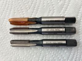 Gewindebohrer-Set HSS M10, für manuelle Anwendung