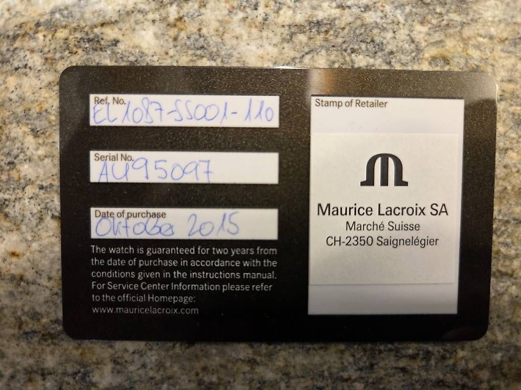 Uhren: Maurice Lacroix Eliros Date Quarzuhr – Gebraucht aus Russikon von Geimi89 4