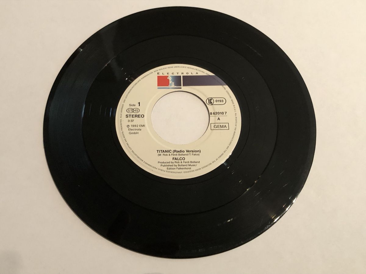 Vinyles: Falco.1992. Titanic – Neuf (Voir description) à Faulensee par Mizuno06 3