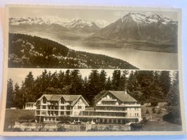 Haltenegg mit Ausblick - Heiligenschwendi, gelaufen 1965