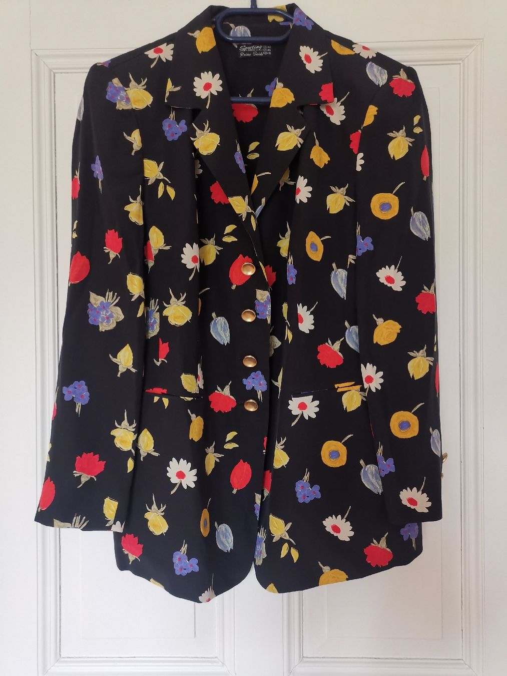 Jacken: Floraler Blazer, reine Seide – Neu (gemäss Beschreibung) aus Uerikon von pink_flamingo