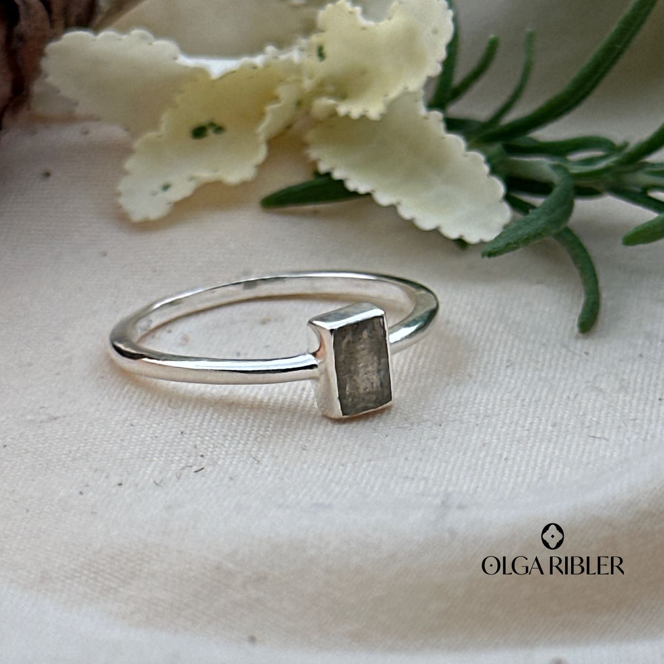Olga Ribler Ringe: Silberring mit Labradorit, Gr. 52 – Neu (gemäss Beschreibung) aus Luzern von MonikaS03 1
