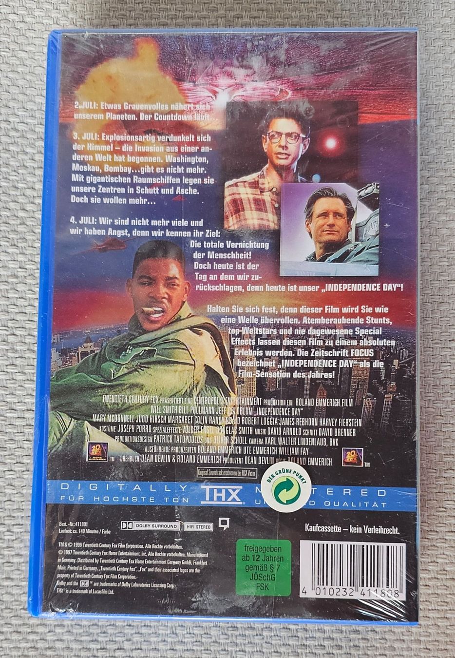 Alle VHS: Independence Day VHS sealed versiegelt Orginal Will Smith – Gebraucht aus Alpnach Dorf von FrankyFranks 1