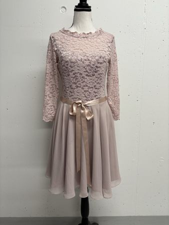 Swing Kleid Gr. 38 altrosa cocktailkleid Spitze