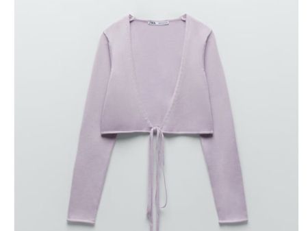 Zara Strickjacke (lila, Gr. M, nie getragen, neu)