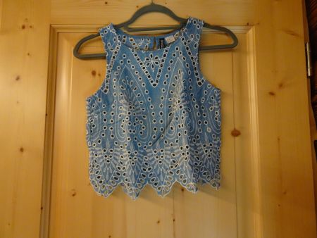 Hübsches Jeans Crop Top von H&M Gr. XS - 2603145