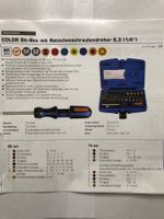 Bit-Box Color  1/4"  PROJAHN  mit Schraubendreher 60-tlg.