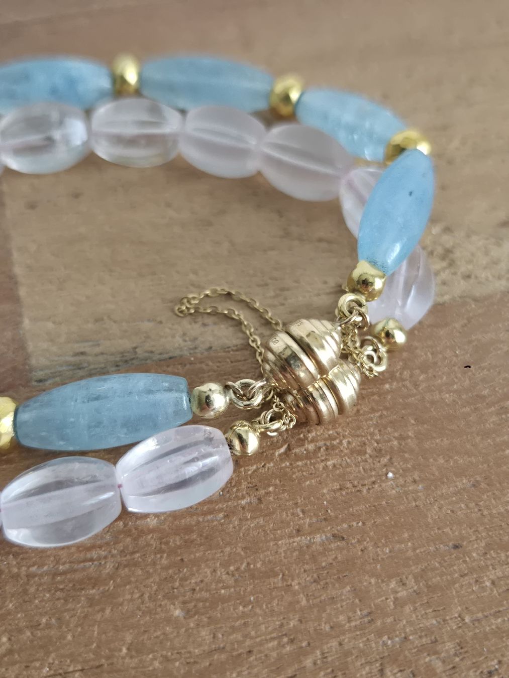 Bracciali & Braccialetti: Edelsteinarmband mit 0.375 Goldverschluss – Usato da Zürich venduto da Dalema13 4
