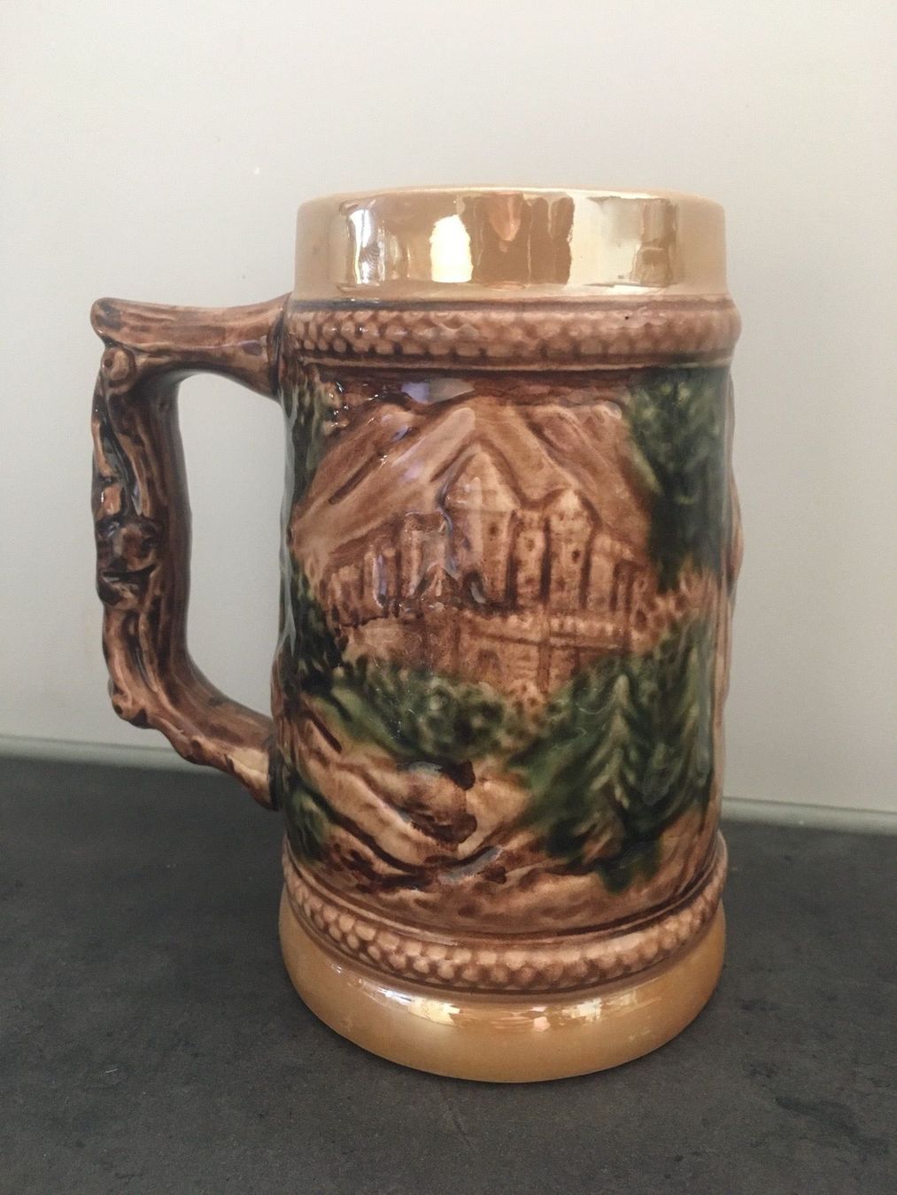 Vasen & Gefässe: 1950 Steinzeug Bierkrug – Gebraucht aus Baden von swiss-alps 1