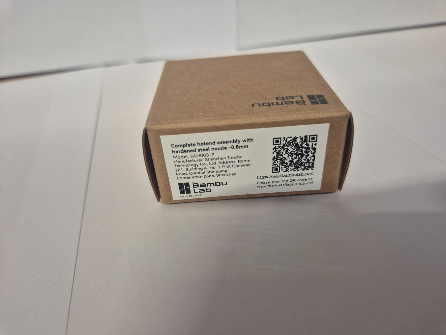 Bambu Lab Stampanti 3D: Bambu Hotend 0,8mm Complete Hotend P1 Serie – Nuovo e nell'imballaggio originale da Rickenbach b. Wil venduto da agu_6jgz 1