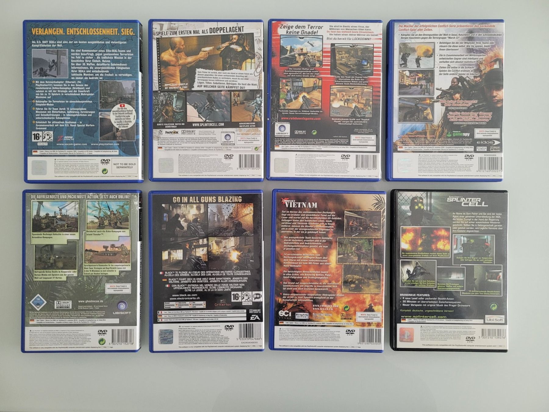 Spiele: 8x Playstation 2 Games (PAL) – Gebraucht aus Uezwil von -Retrogames- 2