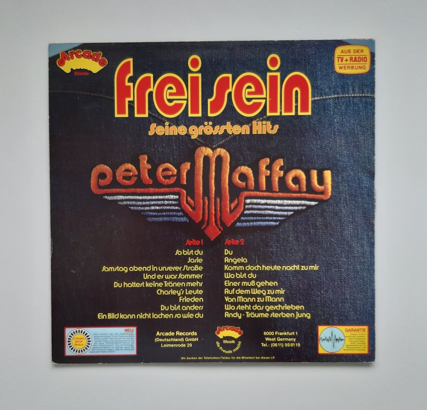 Dischi in vinile: Peter Maffay - Frei sein - LP Vinyl Schallplatte – Usato da Hinwil venduto da Rado56 1