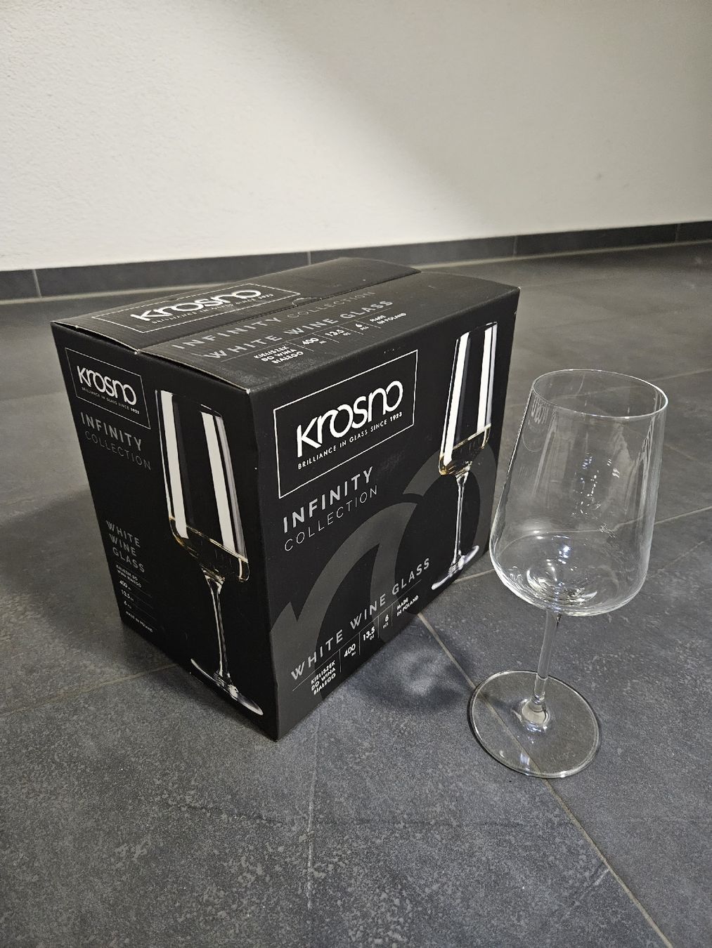 Bicchieri: Krosno Infinity Weissweinglas 400ml 6er Set – Usato da Buchs ZH venduto da rit_s6kv 2