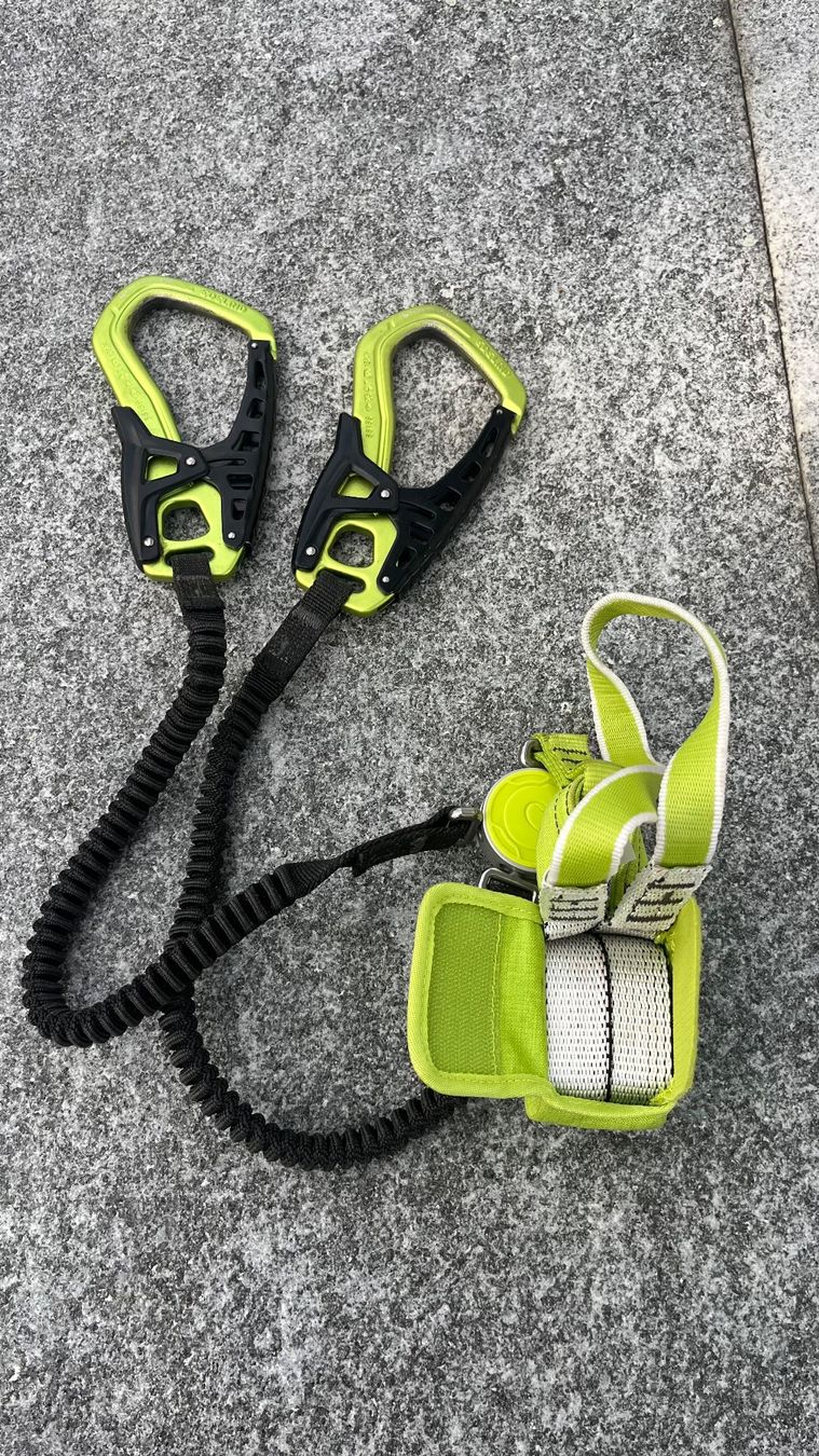 Attrezzatura da arrampicata: Edelrid Cable Comfort Tri - Klettersteigset – Usato da Jona venduto da tim_67jq 1