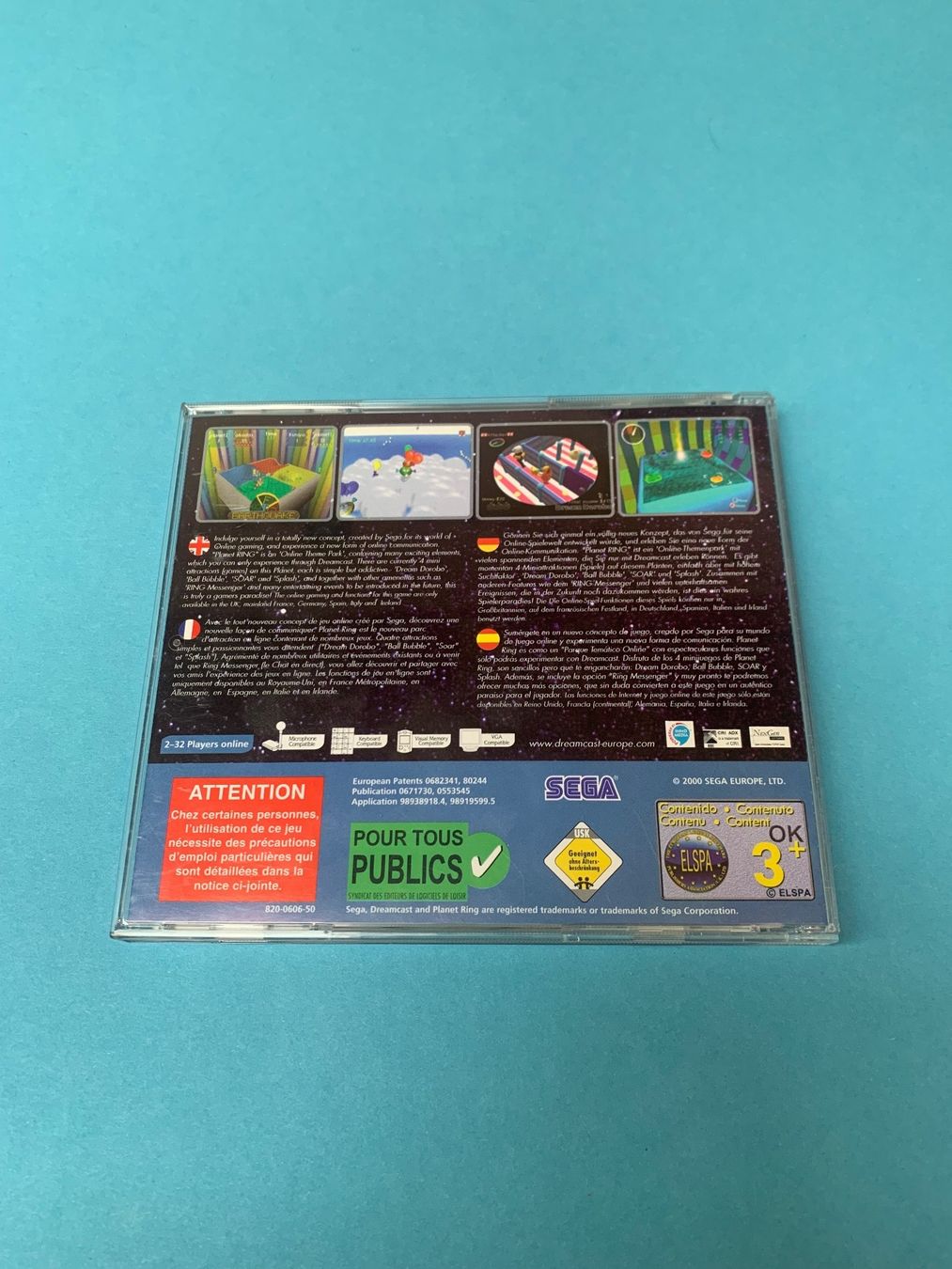 Sega Giochi: Dreamcast / Planet Ring – Usato da Kölliken venduto da sergesellsretro 1