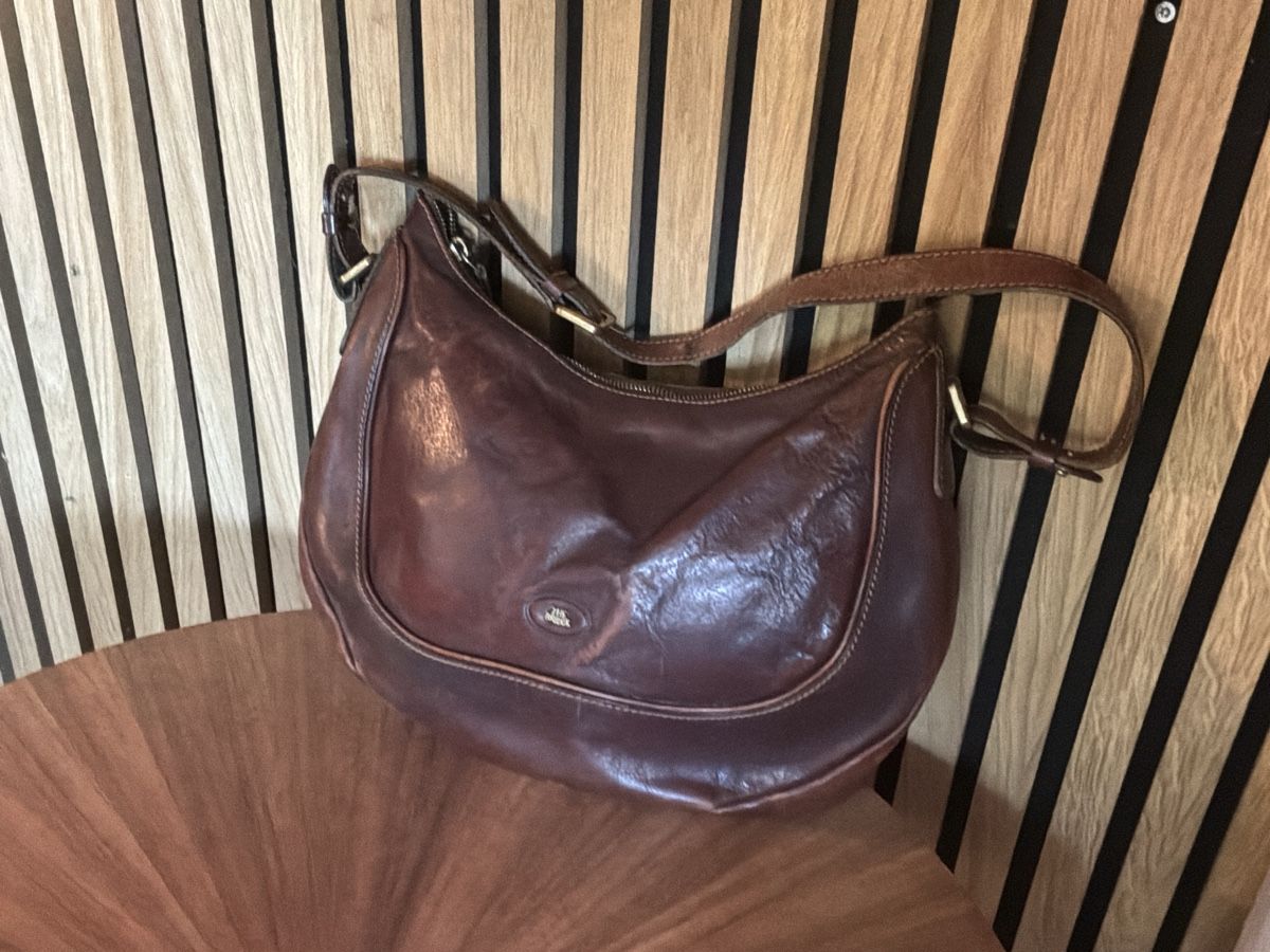 The Bridge Borse da donna: Damen Handtasche The Brigde Leder braun – Usato da Gams venduto da Minty888