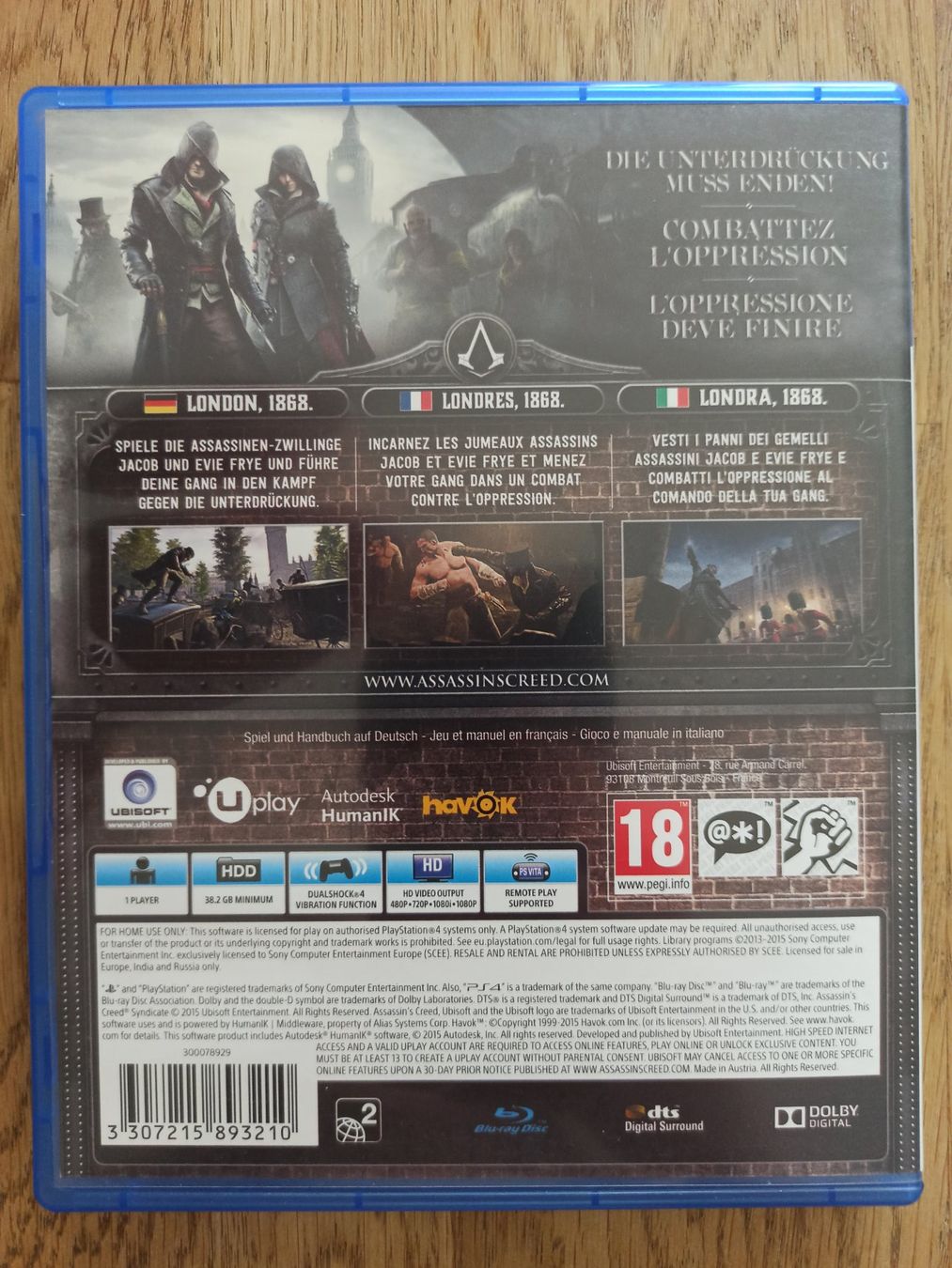 Giochi: Assassin's Creed Syndicate PS4 / PS5  - TOP – Usato da Oberweningen venduto da mar_87mx 1