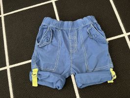 Short Smile bleu 92cm, 100% coton