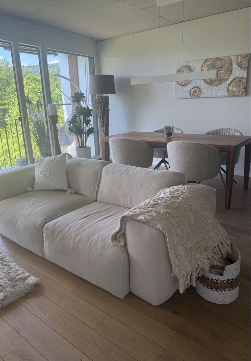 Divani: Sofa hellgrau guter Zustand 3 Sitzplätze – Usato da Vogelsang AG venduto da Saleya