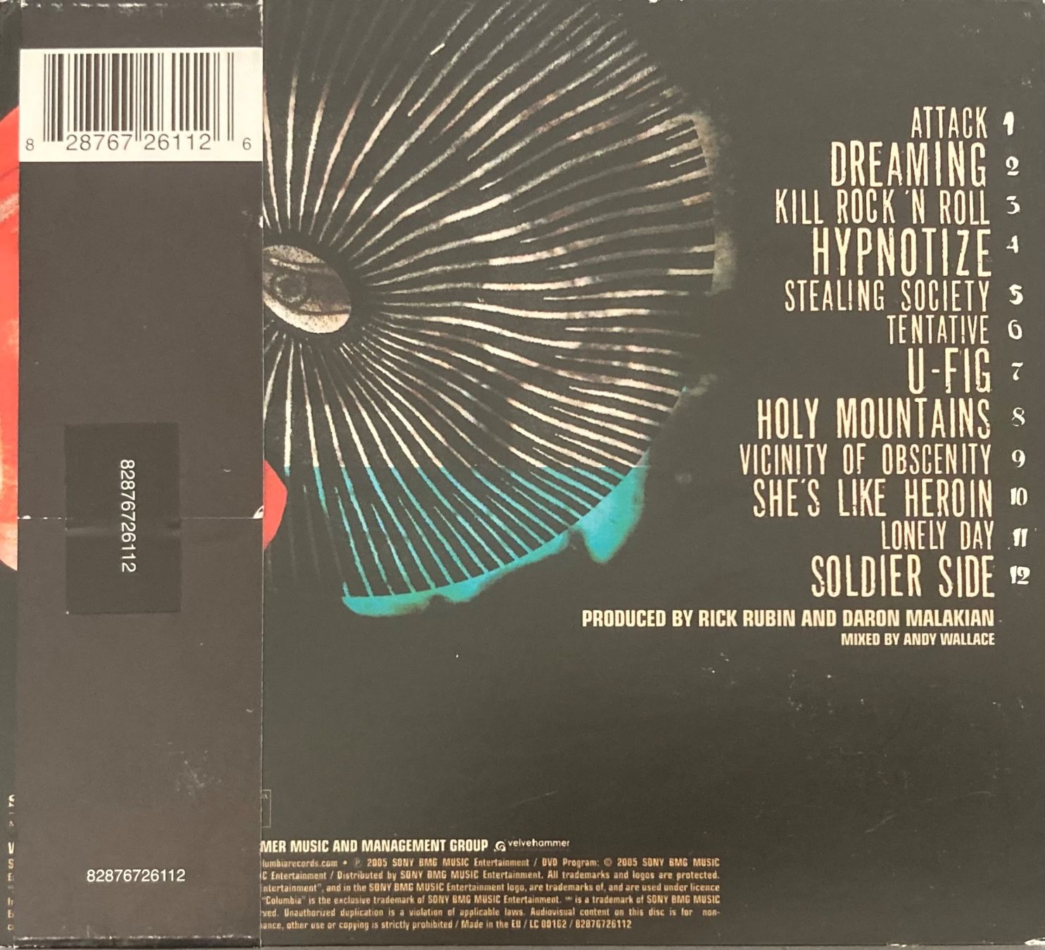 CD: SYSTEM OF A DOWN - HYPNOTIZE – Usato da Poliez-Pittet venduto da Newtown-Records 1