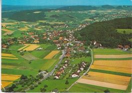 Flaach (Zch.) Flugaufnahme, Farbkarte. 1970