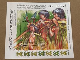 Venezuela Briefmarke: Indigene Völker, Aborigines