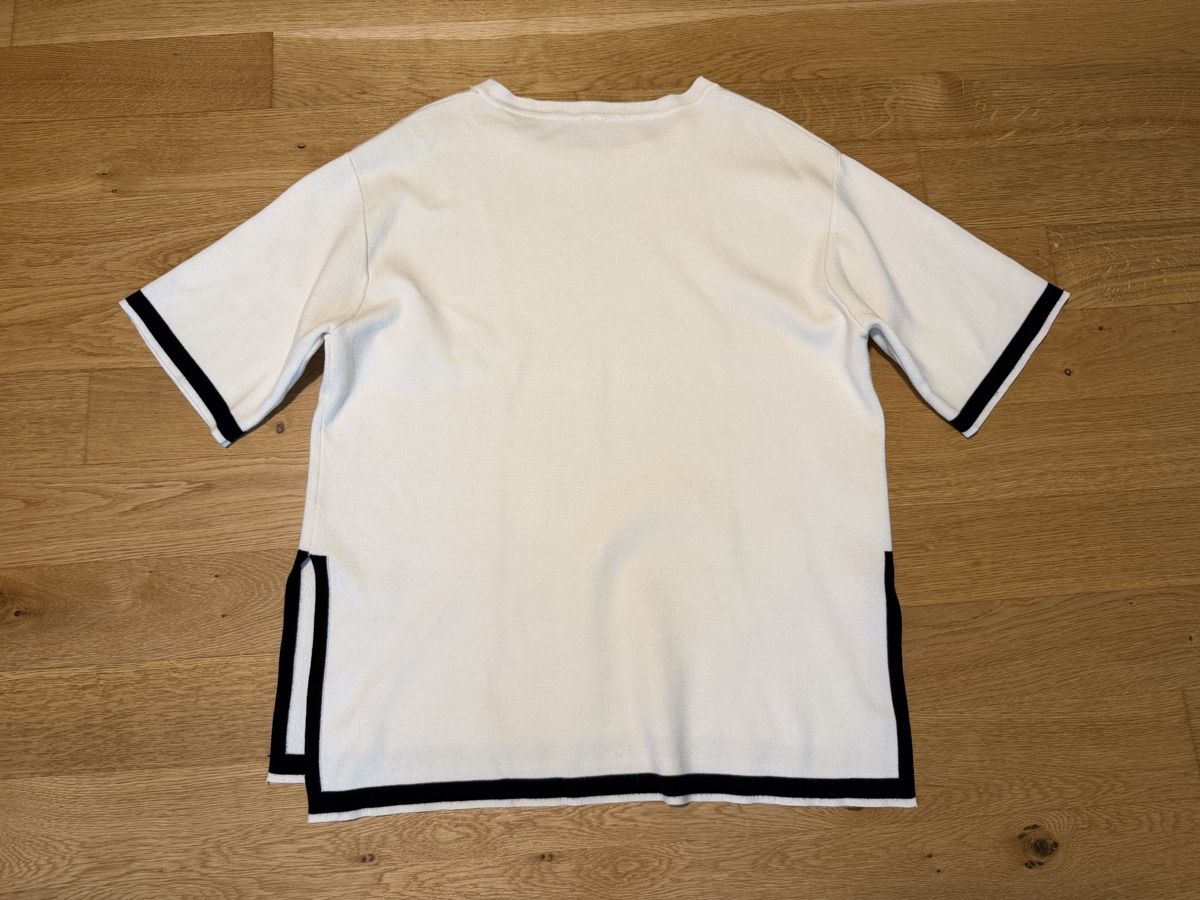 Zara T-Shirts: Weisses Zara Oversize-Strick-Shirt – Gebraucht aus Zürich von dbu_s8p2 4