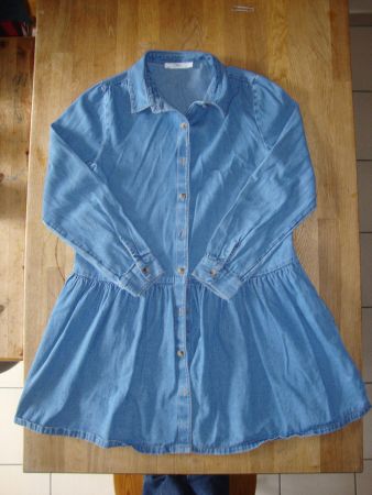 Sommerliches Jeanskleid von M&S, Gr. 152, wie neu