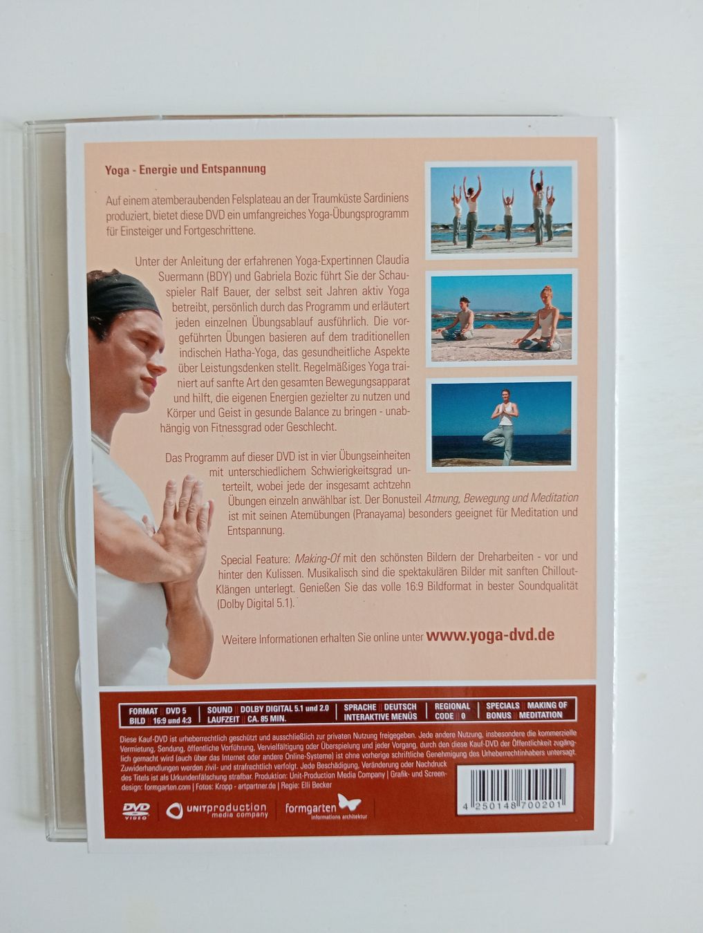 Tutti i DVDs: Yoga mit Ralf Bauer DVD – Usato da Allschwil venduto da Evgeniia78 1