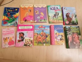 Diverse Mädchen Bücher - Pferde, Hexe Lilith usw
