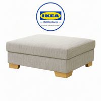 IKEA Hocker SÖRVALLEN Hoc m Aufb VIARP beige/braun