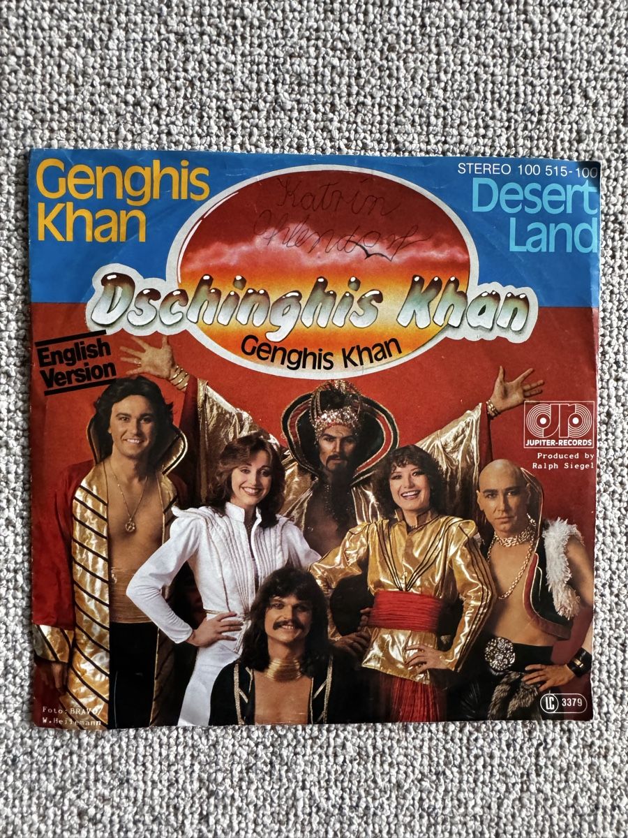 Dischi in vinile: Dschingig Khan - Genghis Khan (Engl. Version) - 7" Single – Usato da Rorbas venduto da BlackstarRecords