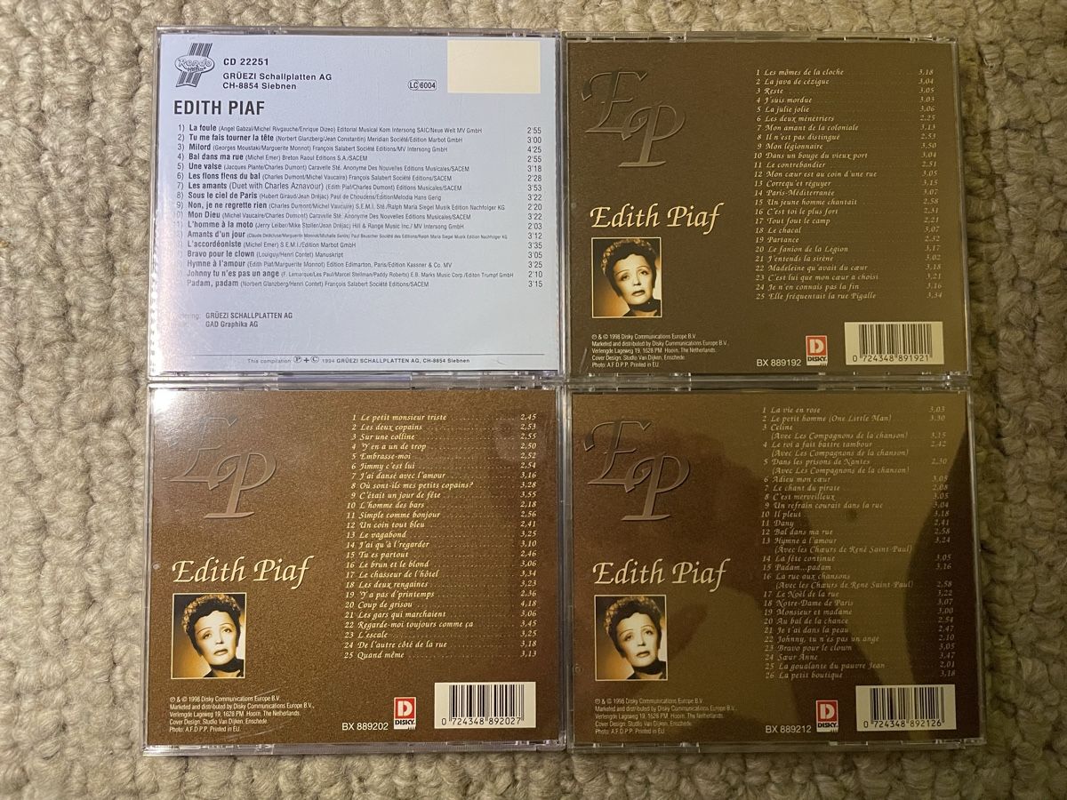 CD: 4x Edith Piaf – Usato da Reinach AG venduto da trigger7811 1
