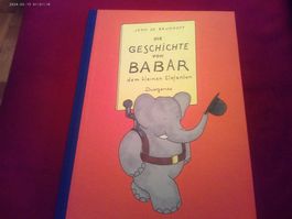 Babar, der kleine Elefant - Erstausgabe Diogenes Buch!