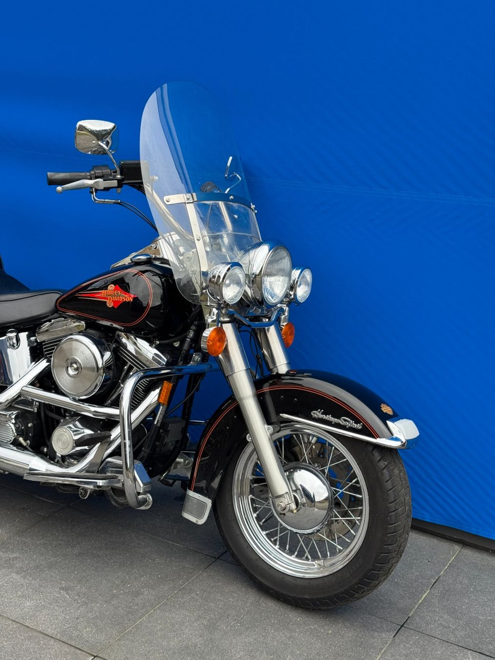 Harley-Davidson Chopper: HARLEY-DAVIDSON FLSTC Softail Classic 1340 ab MFK – Usato da Escholzmatt venduto da Wikinger11 1