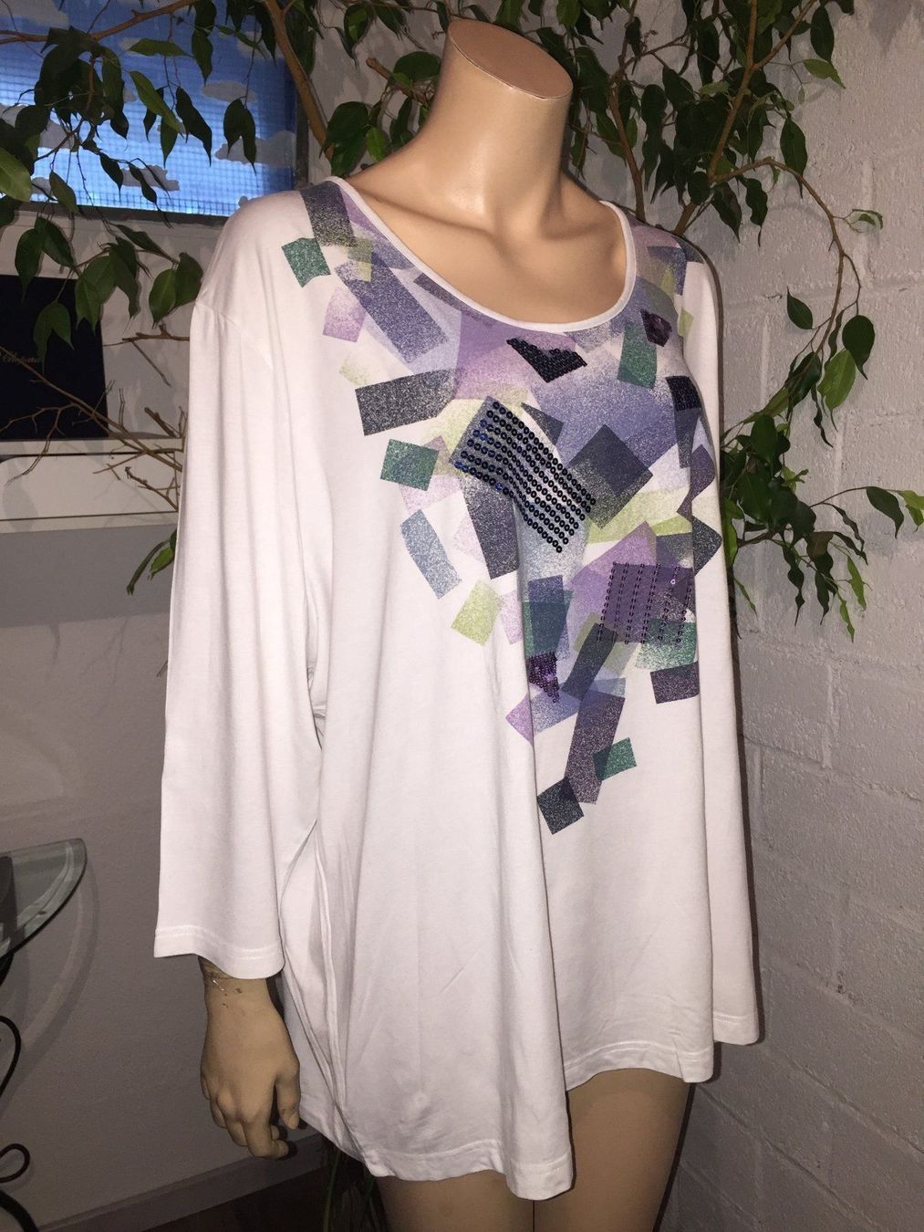 Ulla Popken T-shirt: ULLA POPKEN Shirt (Pull) taille 58/60 – Usato da Cossonay-ville venduto da Super-Price-Quality 2