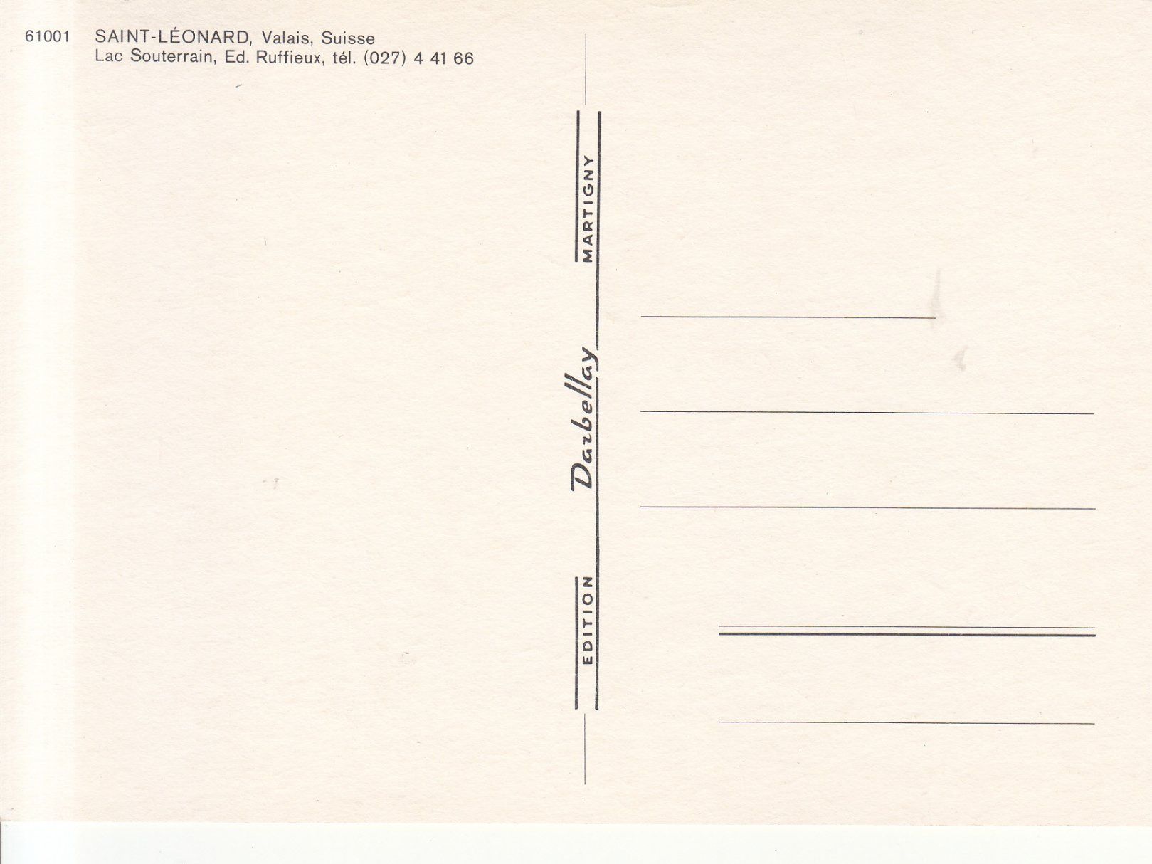Cartoline postali: Saint Leonard ca. 1980 – Usato da Bürglen TG venduto da StampGraf 1